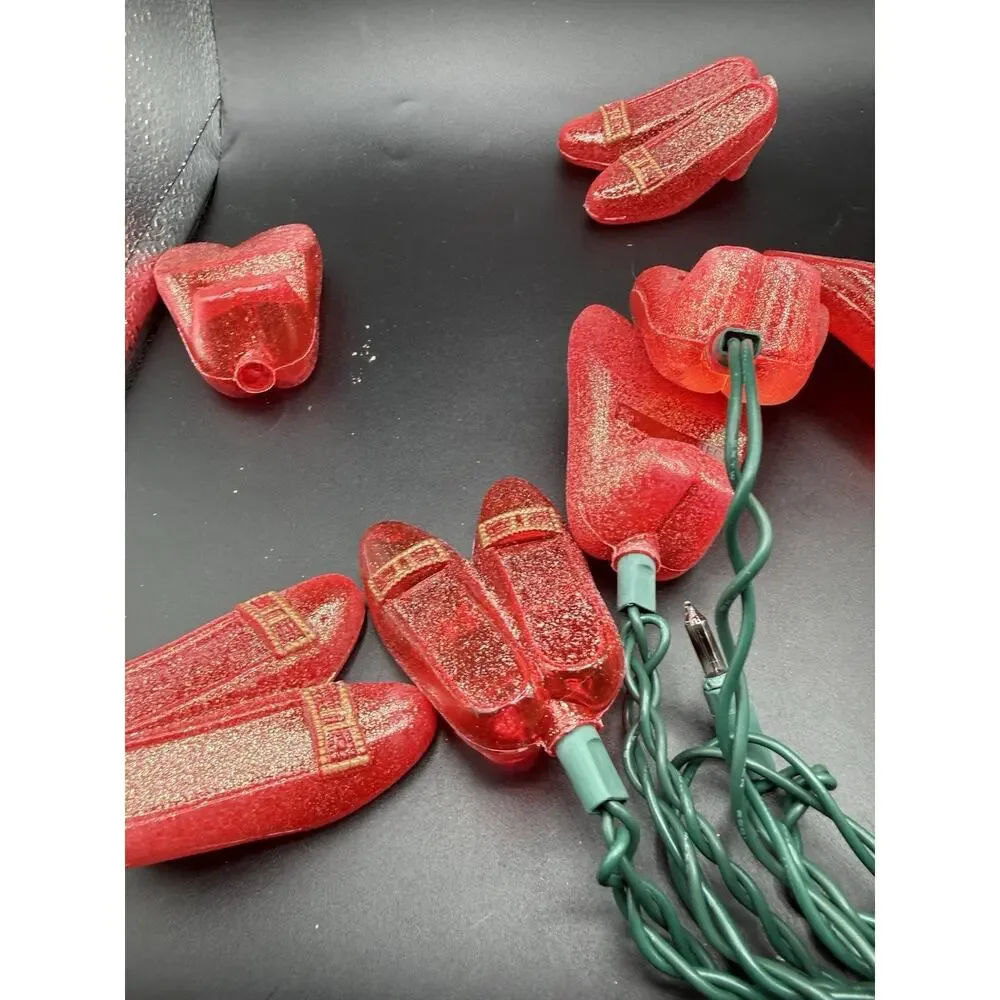 Kurt Adler Wizard Of Oz Lights Characters And Ruby Slippers Works! -LO18